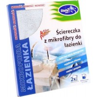 Салфетка для уборки в ванной Stella микрофибра, 1 шт